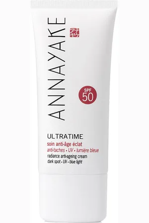Annayake ULTRATIME radiance anti-ageing cream SPF50. Antiarrugas y Antiedad - Antimanchas - Protector solar facial. Edad: Entre 36 y 50 años, Más de 50 años. Tratamiento: Día. Texturas: Crema. Tendencias: Bakuchiol. Protección SPF: Alta SPF 50