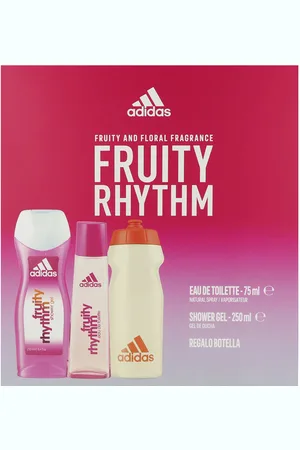 adidas WOMAN FRUITY RHYTHM ESTUCHE. Cofre de regalo. Familias Olfativas: Floral, Frutal