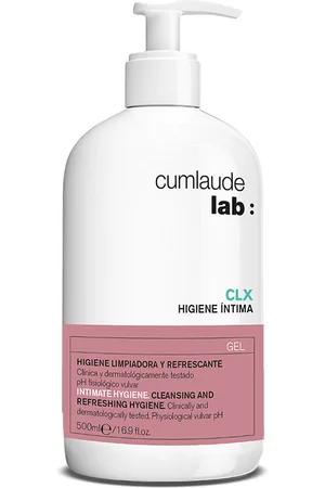 Cumlaude Lab HIGIENE ÍNTIMA CLX gel limpiador de acción higienizante y protectora. Salud Mujer - Gel íntimo. Tipo de Piel: Todo Tipo de Pieles. Texturas: Gel. Formulación: Sin Parabenos, Sin Sulfatos. Propiedades: Calmante, Hidratante. Formato: Dosifica