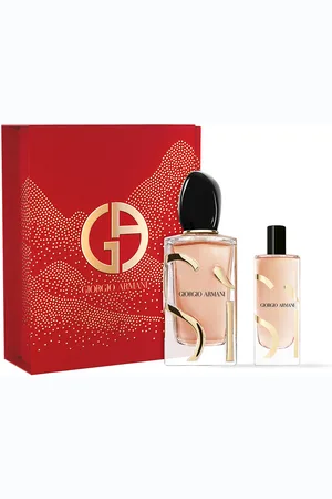 Giorgio Armani SÌ INTENSE ESTUCHE. Cofre de regalo. Familias Olfativas: Chipre. Green Beauty: Packaging sostenible, Recarga y rellenable