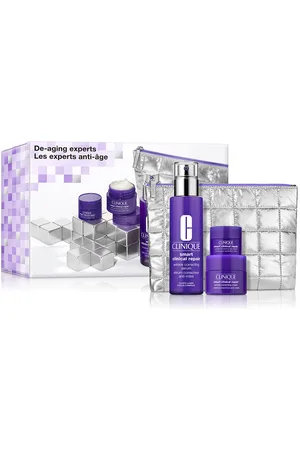 Clinique SMART CLINICAL REPAIR SÉRUM CORRECTOR DE ARRUGAS ESTUCHE. Set cosmética facial. Edad: Entre 36 y 50 años, Más de 50 años. Tipo de Piel: Mixta, Grasa, Seca, Sensible. Texturas: Sérum. Formato: Dosificador. Formulación: Sin Fragancia. Tendenc