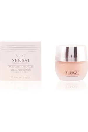SENSAI CREAM FOUNDATION. Base de maquillaje. Edad: Entre 36 y 50 años, Más de 50 años. Texturas: Crema. Protección SPF: Media SPF 15
