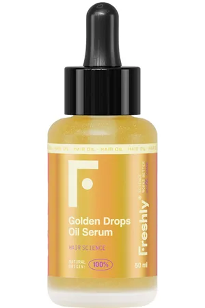 Freshly Cosmetics GOLDEN DROPS aceite capilar sérum. Tratamiento hidratante pelo - Tratamiento antiencrespamiento - Tratamiento brillo. Tipo de Cabello: Todo Tipo de Cabello, Cabello Seco. Texturas: Aceite. Formulación: Sin Parabenos, Sin Sulfatos, Sin Alcoh