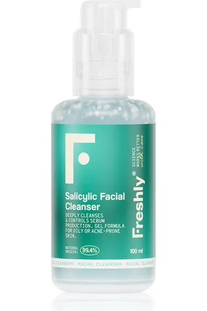 Freshly Cosmetics SALICYLIC FACIAL limpiador con ácido. Limpiador facial. Tipo de Piel: Grasa, Acneica, Atópica. Green Beauty: Ingredientes naturales, Vegano, Cruelty Free. Formato: Dosificador. Tendencias: Ácido azelaico, Ácido salicílico, Zinc