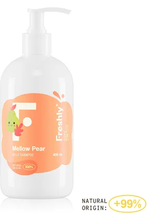 Freshly Cosmetics MELLOW PEAR MILD champú. Champú. Tipo de Cabello: Todo Tipo de Cabello. Formulación: Sin Parabenos, Sin Alcohol, Sin Siliconas. Green Beauty: Ingredientes naturales, Vegano, Cruelty Free. Formato: Dosificador. Tendencias: Aloe Vera, Almendr