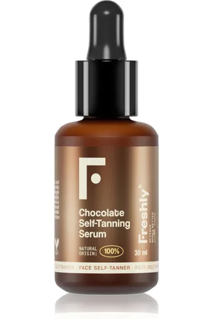 Freshly Cosmetics CHOCOLATE autobronceador facial. Faciales. Tipo de Piel: Todo Tipo de Pieles. Texturas: Sérum. Formulación: No Comedogénico. Green Beauty: Ingredientes naturales, Vegano, Cruelty Free. Formato: Dosificador. Tendencias: Jojoba, Ácido Hialuró