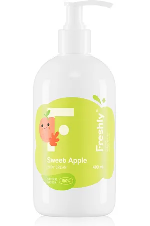 Freshly Cosmetics SWEET APPLE crema corporal. Cremas para bebés. Tipo de Piel: Sensible, Todo Tipo de Pieles, Atópica. Texturas: Crema. Green Beauty: Ingredientes naturales, Vegano, Cruelty Free. Propiedades: Hidratante. Formato: Dosificador. Tendencias: Joj