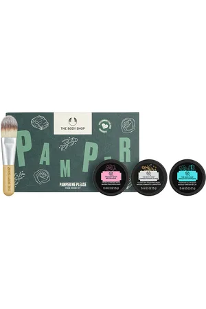 THE BODY SHOP FACE MASK ESTUCHE. Set cosmética facial. Edad: Entre 18 y 25 años, Entre 26 y 35 años, Entre 36 y 50 años, Más de 50 años, Menos de 18 años. Tipo de Piel: Todo Tipo de Pieles. Green Beauty: Ingredientes naturales, Vegano, Cruelty Free. Tend