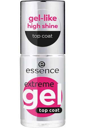 Essence EXTREME gel gloss top coat. Esmalte de uñas. Formulación: Sin Parabenos, Sin Fragancia. Green Beauty: Vegano, Cruelty Free