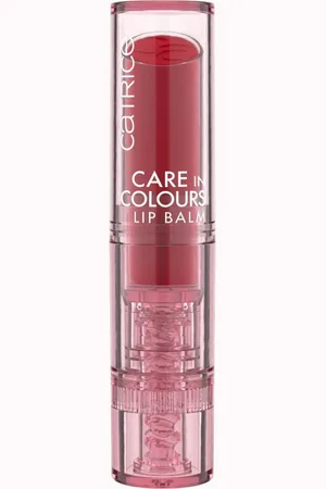 Catrice CARE IN CLOURS bálsamo labial. Bálsamo labial. Formulación: Sin Parabenos, Sin Alcohol, Sin Fragancia. Color: Granate. Green Beauty: Vegano, Cruelty Free