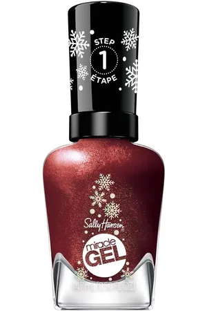 Sally Hansen MIRACLE GEL HOLIDAY esmalte de uñas. Esmalte de uñas. Color: Marrón, Granate. Green Beauty: Vegano