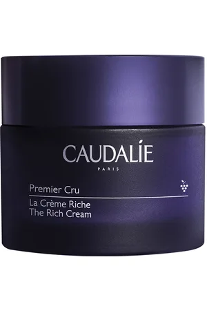 Caudalie PREMIER CRU la crema riche antiedad global. Antiarrugas y Antiedad - Tratamiento Facial Reafirmante - Antimanchas - Recargable. Edad: Entre 36 y 50 años, Más de 50 años. Tipo de Piel: Seca, Sensible. Texturas: Crema. Formulación: Sin Parabe