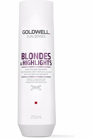 Goldwell BLONDES & HIGHLIGHTS anti-yellow shampoo. Champú color. Tipo de Cabello: Cabello Teñido, Cabello con Mechas, Cabello Rubio