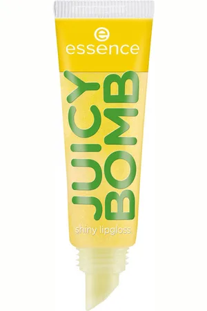 Essence JUICY BOMB brillo de labios. Brillo de labios. Formulación: Sin Parabenos. Color: Amarillo. Green Beauty: Vegano, Cruelty Free