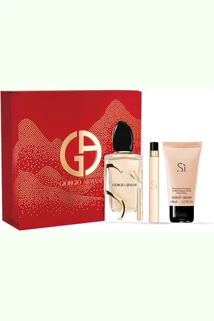 Giorgio Armani SÌ ESTUCHE. Cofre de regalo. Familias Olfativas: Frutal, Chipre. Green Beauty: Packaging sostenible, Recarga y rellenable