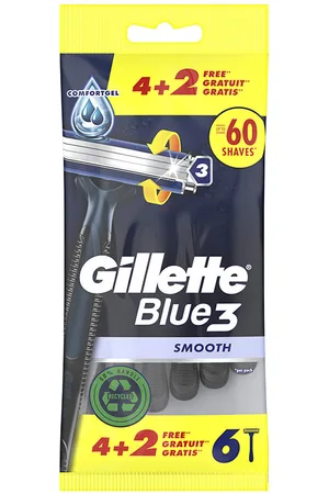 Gillette Blue 3 cuchilla afeitar desechables. Cuchillas de afeitar