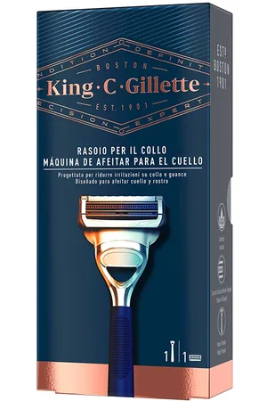 Gillette King neck razor. Cuchillas de afeitar