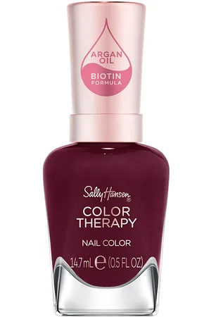 Sally Hansen COLOR THERAPY nail color. Esmalte de uñas. Color: Granate