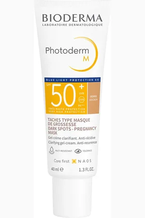 Bioderma PHOTODERM M melasma SPF50+. Antimanchas - Protector solar facial. Edad: Entre 18 y 25 años, Entre 26 y 35 años, Entre 36 y 50 años, Más de 50 años, Menos de 18 años. Tipo de Piel: Todo Tipo de Pieles. Texturas: Crema, Gel. Formulación: Hipo