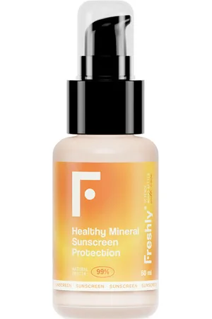 Freshly Cosmetics HEALTHY MINERAL protector solar SPF50+. Protector solar facial. Tipo de Piel: Sensible, Todo Tipo de Pieles. Formulación: No Comedogénico. Formato: Dosificador. Tendencias: Aguacate, Jojoba, Ácido Hialurónico, Almendras. Protección SPF: Muy