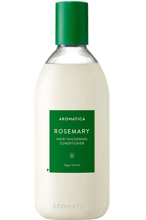 Aromatica ROSEMARY hair thickening conditioner. Hidratantes y nutritivos. Tipo de Cabello: Cabello débil. Green Beauty: Vegano. Tendencias: Cosmética Coreana