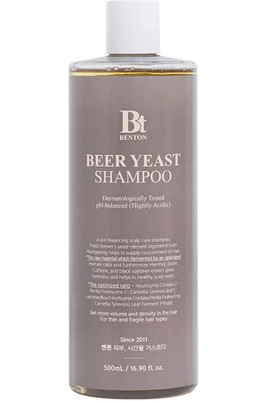 Benton BEER YEAST shampoo. Champú hidratante - Cuero cabelludo sensible. Tipo de Cabello: Cabello Graso. Tendencias: Ácido salicílico, Niacinamida, Cosmética Coreana. Ingredientes: Niacinamida