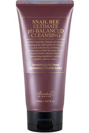 Benton SNAIL BEE ULTIMATE ph-balanced cleansing. Limpiador facial. Tipo de Piel: Todo Tipo de Pieles. Tendencias: Mucina de caracol, Cosmética Coreana