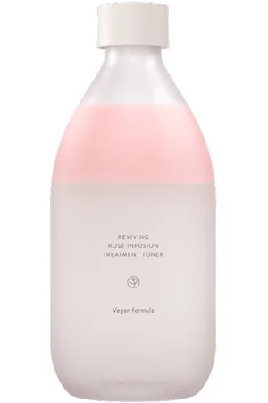 Aromatica REVIVING ROSE INFUSION treatment toner. Tónico facial. Tipo de Piel: Seca, Acneica. Texturas: Aceite, Líquido. Green Beauty: Ingredientes naturales, Vegano, Cruelty Free. Tendencias: Cosmética Coreana, Skinimalism