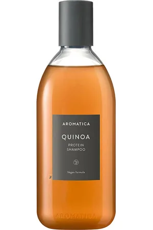 Aromatica QUINOA PROTEIN shampoo. Champú hidratante. Tipo de Cabello: Cabello Seco, Cabello Dañado. Formulación: Sin Sulfatos, Sin Siliconas. Tendencias: Ceramidas, Cosmética Coreana. Green Beauty: Vegano