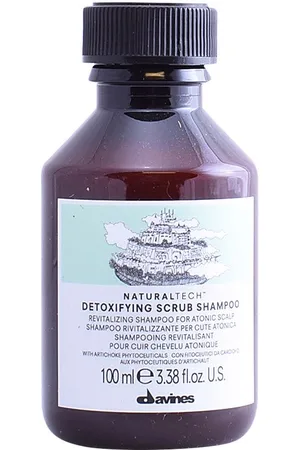 Davines NATURALTECH detoxifying scrub shampoo. Champú purificante - Exfoliante capilar. Tipo de Cabello: Cabello Graso. Formulación: Sin Sulfatos