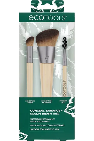 Ecotools NEW NATURAL ESTUCHE. Brocha de maquillaje. Green Beauty: Vegano, Cruelty Free