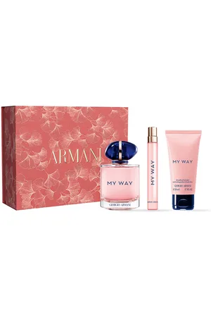 Giorgio Armani MY WAY ESTUCHE. Cofre de regalo. Familias Olfativas: Amaderada, Floral. Green Beauty: Packaging sostenible, Recarga y rellenable