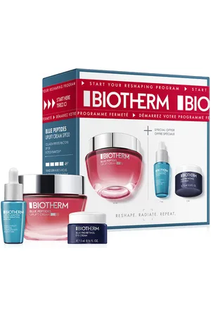 Biotherm BLUE PEPTIDES CREMA REAFIRMANTE SPF30 ESTUCHE. Set cosmética facial. Edad: Entre 36 y 50 años, Más de 50 años. Tipo de Piel: Todo Tipo de Pieles. Tendencias: Péptidos, Colágeno. Ingredientes: Péptidos, Colágeno. Protección SPF: Alta SPF 30