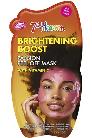 7th Heaven PEEL-OFF BRIGHTENING flor de la pasión. Tratamiento Facial Antioxidante - Mascarilla Facial. Ingredientes: Vitamina C. Tendencias: Vitamina C. Green Beauty: Vegano