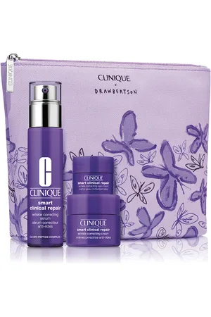 Clinique SMART CLINICAL REPAIR SÉRUM CORRECTOR DE ARRUGAS ESTUCHE. Set cosmética facial. Edad: Entre 36 y 50 años, Más de 50 años. Tipo de Piel: Mixta, Grasa, Seca, Sensible. Texturas: Sérum. Formato: Dosificador. Formulación: Sin Fragancia. Tendenc