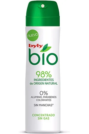 Byly BIO NATURAL 0% desodorante concentrado sin gas spray. Desodorante. Tipo de Piel: Todo Tipo de Pieles. Green Beauty: Ingredientes naturales. Formato: Spray