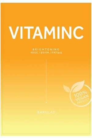 Barulab THE CLEAN vegan mask brightening vitamina C. Tratamiento Facial Hidratante. Edad: Entre 26 y 35 años, Entre 36 y 50 años, Más de 50 años. Tipo de Piel: Seca, Todo Tipo de Pieles. Texturas: Crema. Tendencias: Niacinamida, Ácido Hialurónico,