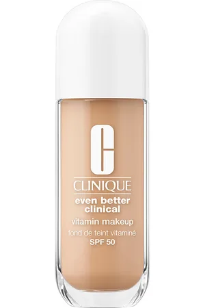 Clinique EVEN BETTER CLINICAL VITAMIN base de maquillaje SPF50. Base de maquillaje. Tipo de Piel: Sensible, Todo Tipo de Pieles. Formulación: No Comedogénico, Sin Fragancia. Tendencias: Vitamina E, Vitamina C. Ingredientes: Vitamina C. Otras Caracte
