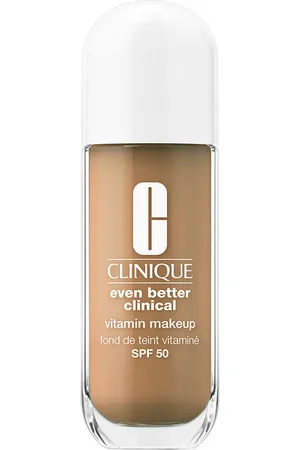 Clinique EVEN BETTER CLINICAL VITAMIN base de maquillaje SPF50. Base de maquillaje. Tipo de Piel: Sensible, Todo Tipo de Pieles. Formulación: No Comedogénico, Sin Fragancia. Tendencias: Vitamina E, Vitamina C. Ingredientes: Vitamina C. Otras Caracte