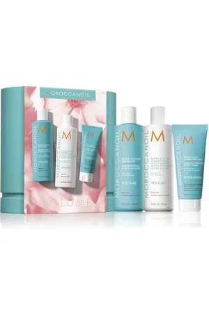 Moroccanoil EXTRA VOLUMEN CHAMPÚ ESTUCHE. Set peluquería. Tipo de Cabello: Cabello sin Volumen. Formulación: Sin Parabenos, Sin Sulfatos. Tendencias: Argán. Ingredientes: Argán. Green Beauty: Cruelty Free