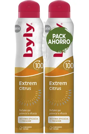 Byly PACK AHORRO D.SPRAY EXTREM CITRUS. Desodorante. Formato: Spray