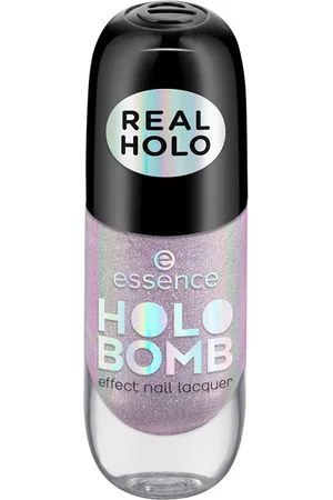Essence HOLO BOMB esmalte de uñas. Esmalte de uñas. Formulación: Sin Parabenos, Sin Fragancia. Green Beauty: Vegano, Cruelty Free