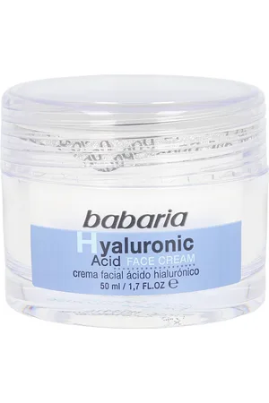 Babaria HYALURONIC ACID crema facial ultrahidratante. Tratamiento Facial Hidratante. Tipo de Piel: Todo Tipo de Pieles. Texturas: Crema. Ingredientes: Ácido Hialurónico. Tendencias: Skinimalism