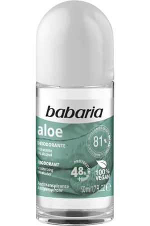 Babaria ALOE VERA original deodorant roll-on. Desodorante. Formato: Roll-on. Tendencias: Aloe Vera, Avena. Ingredientes: Aloe Vera