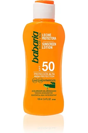 Babaria SOLAR ALOE VERA leche SPF50. Protector solar corporal. Tipo de Piel: Todo Tipo de Pieles. Texturas: Leche. Tendencias: Aloe Vera. Ingredientes: Aloe Vera. Protección SPF: Alta SPF 50