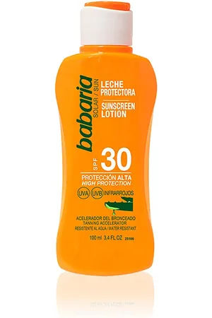 Babaria SOLAR ALOE VERA leche SPF30. Protector solar corporal. Tipo de Piel: Todo Tipo de Pieles. Texturas: Leche. Tendencias: Aloe Vera. Ingredientes: Aloe Vera. Protección SPF: Alta SPF 30