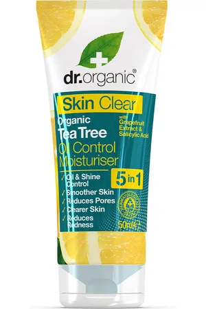 Dr Organic SKIN CLEAR hidratante. Tratamiento Acné, Poros y puntos negros - Tratamiento Facial anti rojeces. Edad: Entre 18 y 25 años, Entre 26 y 35 años, Entre 36 y 50 años, Menos de 18 años. Tipo de Piel: Grasa. Tendencias: Ácido salicílico, Árbol d