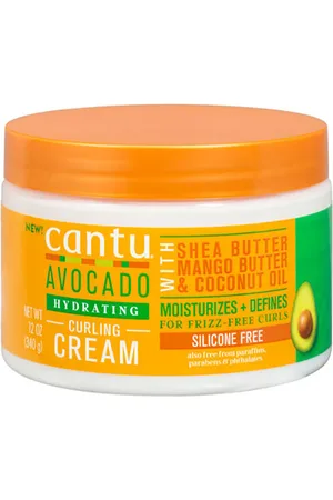 Cantu AVOCADO HYDRATING curling cream. Producto de peinado - Producto de peinado - Producto de peinado. Tipo de Cabello: Cabello Seco, Cabello Rizado. Texturas: Crema. Tendencias: Aloe Vera, Método Curly. Ingredientes: Aloe Vera