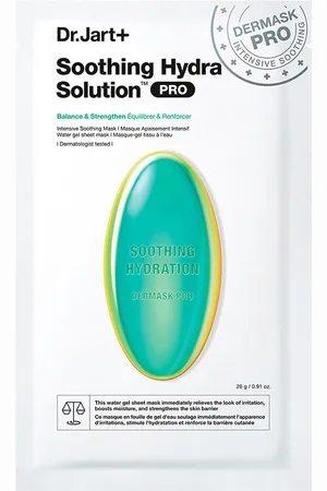 Dr Jart+ DERMASK soothing hydra solutionTM pro mascarilla. Tratamiento Facial Hidratante. Tipo de Piel: Sensible, Todo Tipo de Pieles. Texturas: Gel. Formulación: Sin Parabenos. Tendencias: Cosmética Coreana