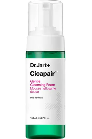 Dr Jart+ CICAPAIR espuma limpiadora. Limpiador facial. Texturas: Espuma/Mousse. Formulación: Sin Parabenos, Sin Fragancia. Formato: Dosificador. Tendencias: Ácido salicílico, Cafeína, Glicerina, Té verde, Cosmética Coreana. Ingredientes: Té Verde